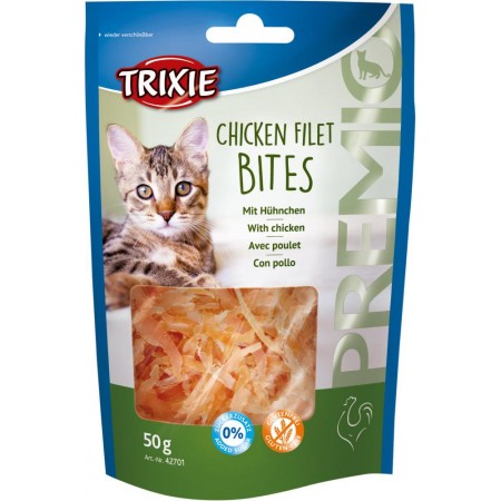 Trixie PREMIO Chicken Filet Bites Курица лакомство для кошек 50 г (42701)
